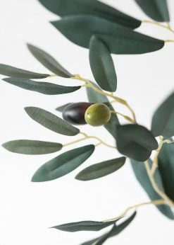 Afloral Artificial Plants Fake Olive Branch - 35