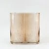 Afloral Sunset Ribbed Glass Vase - 7" Vases