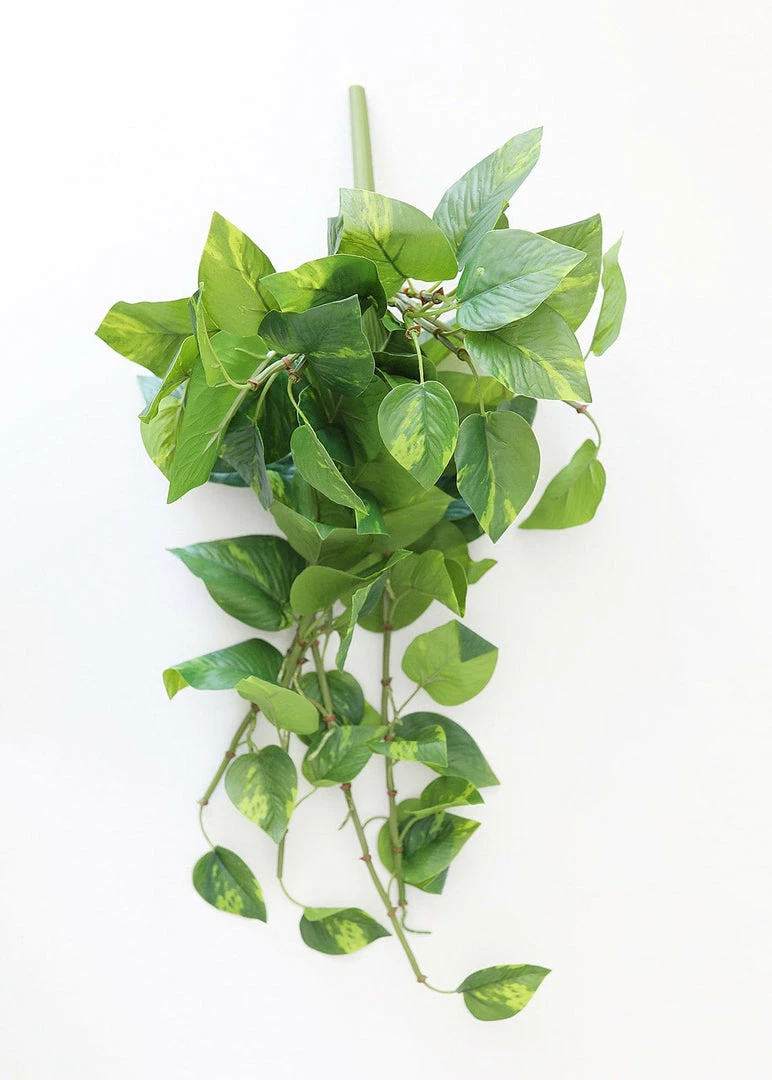 Afloral Real Touch Hanging Pothos Fake Plant - 22"