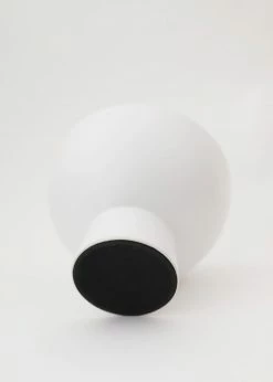 Afloral Large White Ceramic Compote - 6