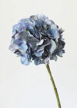 Afloral Blue Hydrangea Silk Flower - 21