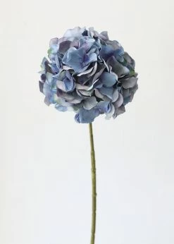 Afloral Blue Hydrangea Silk Flower - 21" Artificial Flowers