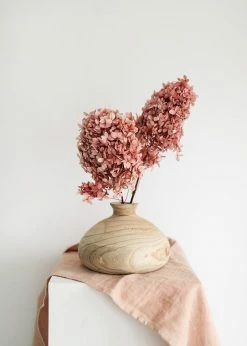 Afloral Natural Unpolished Paulownia Wood Vase - 5.25