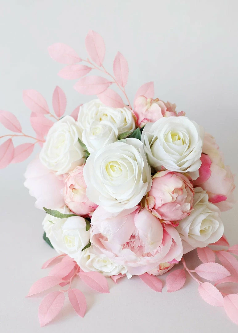 Afloral Artificial Plants Pink Artificial Ruscus Leaves - 26"