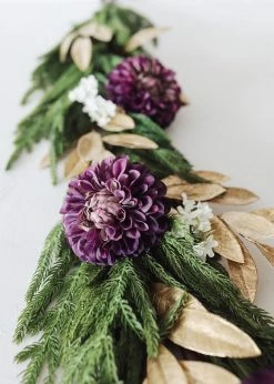 Afloral Artificial Bay Leaf In Metallic Gold - 19