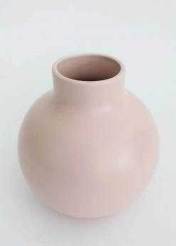 Afloral Dusty Pink Round Ceramic Vase - 8