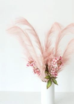 Afloral Fake Pampas Grass In Pink - 49