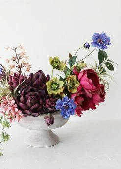 Afloral Artificial Flowers Fuchsia Artificial Peony Flower - 22