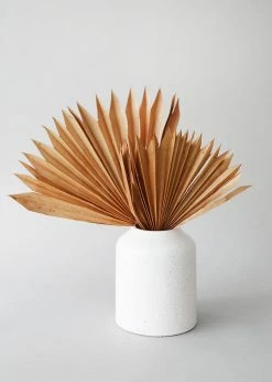 Afloral Vases Speckled White Cylinder Vase - 5.75