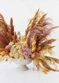 Afloral Dried Natural Yarrow Flowers - 18-24" Dried Flowers