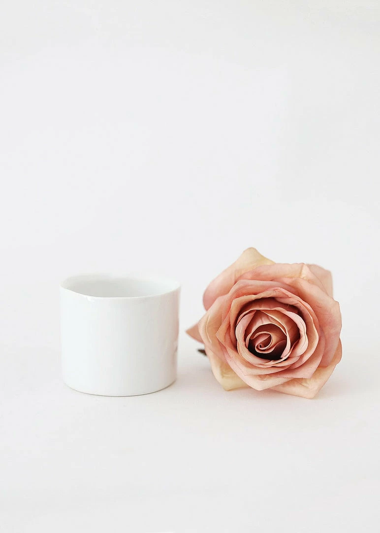 Afloral Petite White Ceramic Votive Holder - 2.25-2.5" Vases
