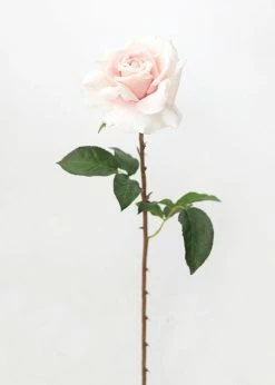 Afloral Real Touch Dutchess Rose In Pale Pink - 20"