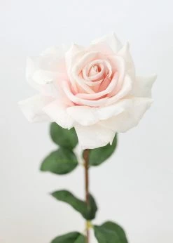 Afloral Real Touch Dutchess Rose In Pale Pink - 20"