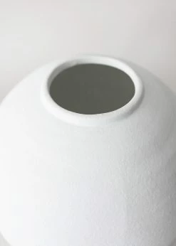 Afloral Vases White Concrete Konos Vase - 10.75