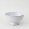 Afloral Glazed White Terra Cotta Compote Bowl - 3.75" Vases
