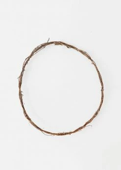 Afloral Skinny Grapevine Twig Wreath - 17" Dried Flowers