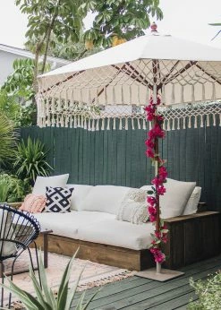 Afloral Silk Bougainvillea Garland In Deep Pink - 72