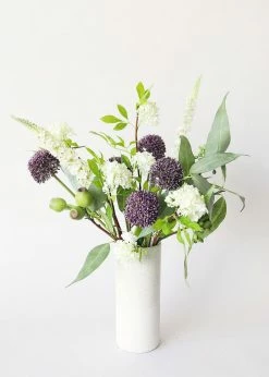 Afloral Cream White Veronica Artificial Flower - 30