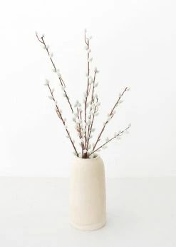 Afloral Artificial Flowers Artificial Pussy Willow Branch - 31
