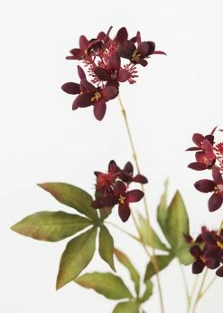 Afloral Burgundy Artificial Viburnum Wildflowers - 37"