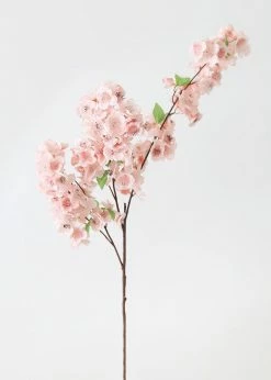 Afloral Artificial Cherry Blossom In Pink - 44"