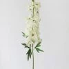 Afloral Artificial Flowers Delphinium Silk Flower In Cream - 36.5"