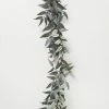 Afloral Artificial Plants Artificial Italian Ruscus Leaf Garland - 6'