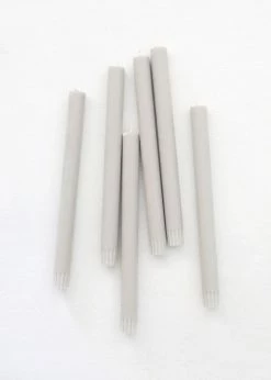 Afloral Pack Of 6 Taper Candles In Skylight - 9.5" Tools & Accents