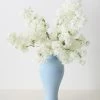 Afloral Ceramic Blue Tall Glossy Vase - 16" Vases