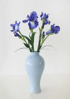 Afloral Artificial Bearded Iris In Violet Blue - 32
