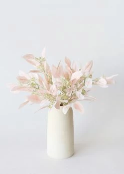 Afloral Fake Seeded Eucalyptus Leaves In Blush - 18