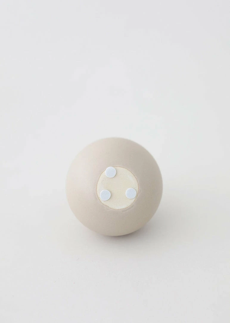 Afloral Beige Mini Ceramic Bud Vase - 5"