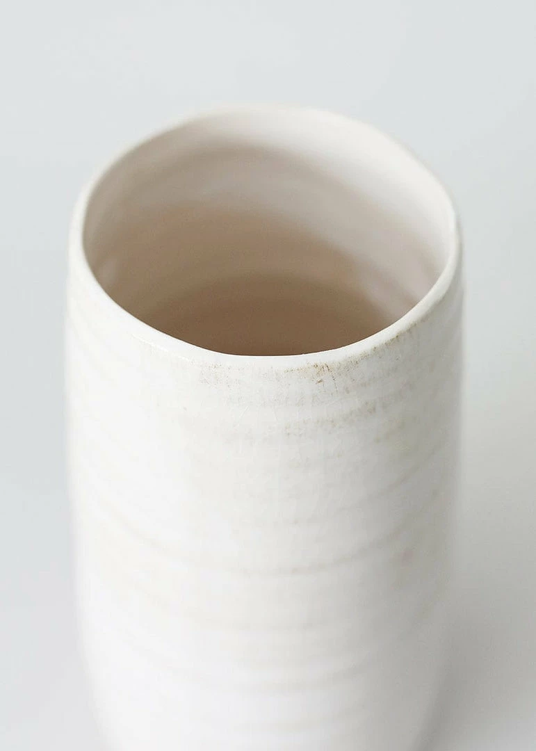 Afloral Neutral Ceramic Waterproof Flower Vase - 11.75" Vases