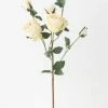 Afloral Faux Dried Rose In Cream - 27.5" Artificial Flowers