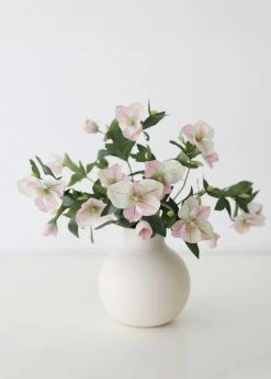 Afloral Light Pink Helleborus Artificial Flowers - 25"
