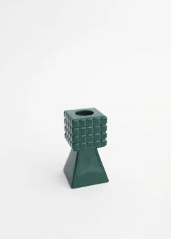 Afloral Emerald Geometric Candle Holder - 3.25" Tools & Accents