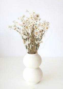 Afloral Matte Ceramic Double Orb Vase - 8