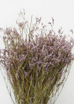 Afloral Natural Dried Purple Statice Flowers - 18-24" Dried Flowers