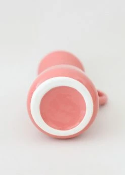 Vases Afloral Glossy Coral Glazed Pitcher - 9.5