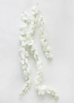 Afloral Artificial Wisteria 3-Strung Hanging Garland - 28-44"