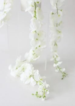 Afloral Artificial Wisteria 3-Strung Hanging Garland - 28-44