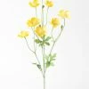Afloral Artificial Buttercup Flowers In Yellow - 25"