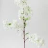 Afloral Artificial Spring Cherry Blossoms In Cream - 40" Artificial Flowers