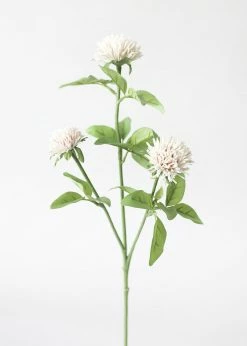 Afloral Artificial Flowers Blush Artificial Clover Wildflowers - 21.5"