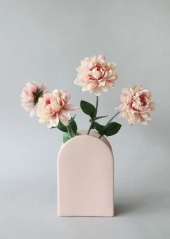 Afloral Blush Ceramic Arch Vase - 9