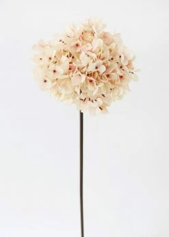 Afloral Artificial Flowers Blush Oversized Hydrangea Silk Flower - 27"