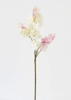 Afloral Pink Cream Artificial Lilac Flower - 25" Artificial Flowers