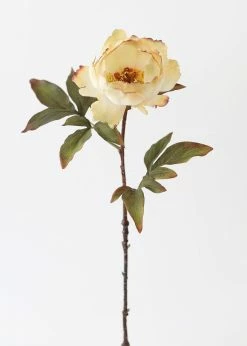 Afloral Vanilla Ivory Fake Peony Flower - 22"
