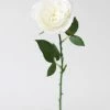 Afloral White English Cabbage Artificial Rose - 20.5"