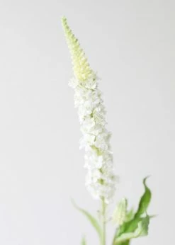 Afloral Cream White Veronica Artificial Flower - 30